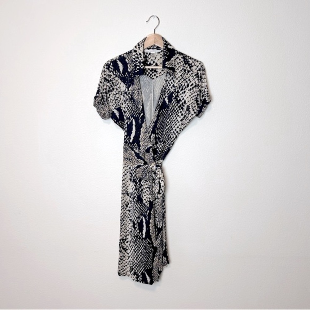 Diane Von Furstenberg Avara Silk Wrap Dress 8
